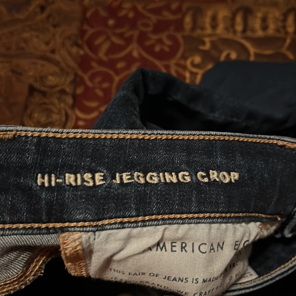 American Eagle Outfitters High Rise Jegging Crop - Picture 6 of 7